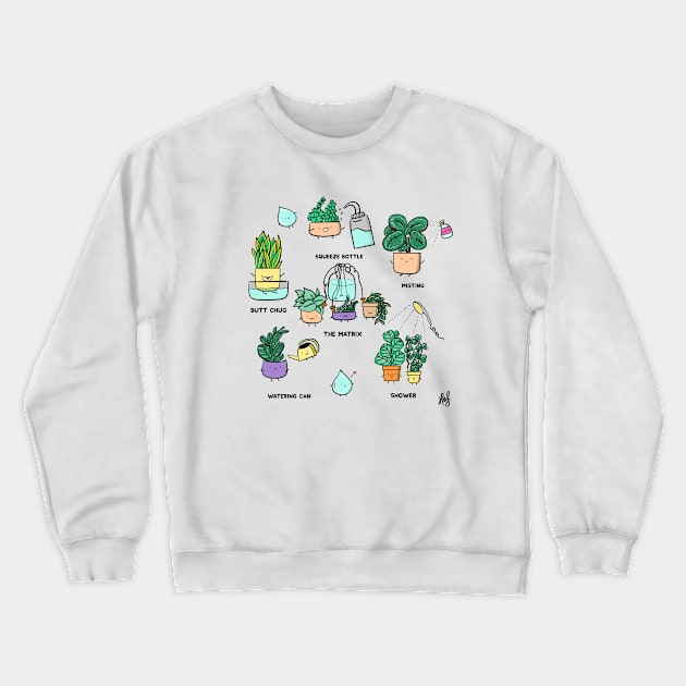 Watering time! Crewneck Sweatshirt by Home by Faith